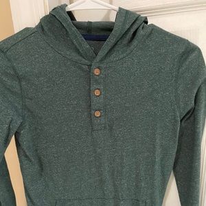 Youth green long sleeve shirt